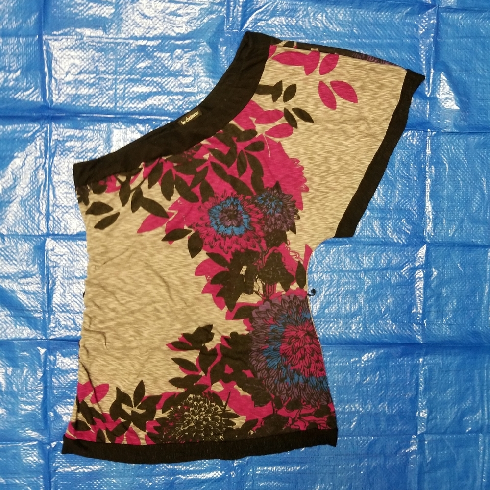 👙Le Chateau vintage Y2K off shoulder top with floral print
